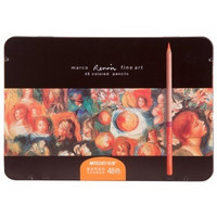 移动端：MARCO 马可 3100-48TN 雷诺阿彩色铅笔 48色 铁盒装+《爱丽丝漫游仙境》涂色书150周年纪念版 精装礼盒