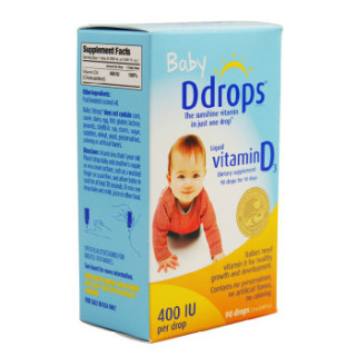 Baby Ddrops 维生素D3滴剂 90滴