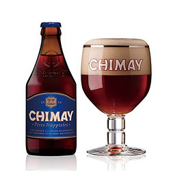 CHIMAY 智美 比利时智美蓝帽修道院啤酒330mlx6瓶小麦精酿啤酒组合装 1件装