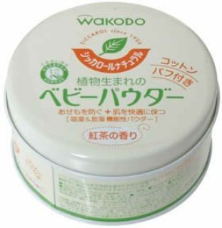 Wakodo 和光堂 天然绿茶 爽身粉