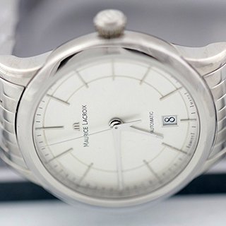 MAURICE LACROIX 艾美 典雅系列 LC6016-SS002-130 女士机械手表 33mm 银盘 银色不锈钢带 圆形