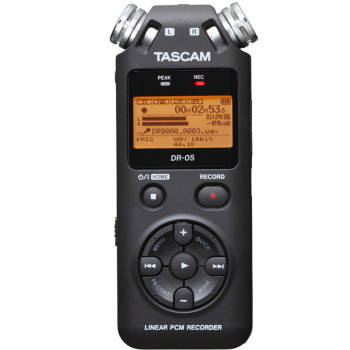 TASCAM DR-05 专业录音笔开箱及重要功能使用心得