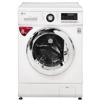 LG 乐金 WD-T12412DG 滚筒洗衣机 8kg  白色
