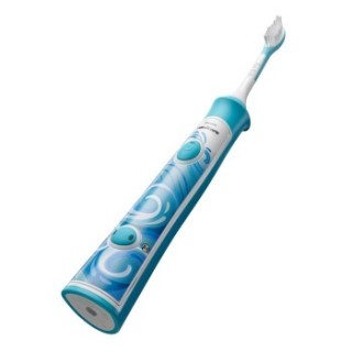 PHILIPS 飞利浦 Sonicare for Kids儿童护齿系列 HX6312/05 儿童声波震动牙刷 基础款 蓝色 含2刷头