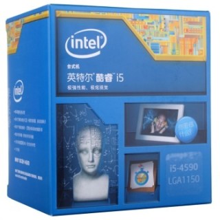 intel 英特尔 酷睿 i5-4590 CPU处理器(Haswell架构/LGA1150/22纳米/3.3GHz)
