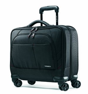 Samsonite 新秀丽 Xenon 2系列  Spinner Mobile Office PFT  拉杆箱 黑色 16.5*8*13.5英寸