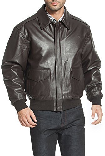 LANDING LEATHERS A-2 男款飞行皮夹克