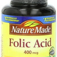 Nature Made Folic Acid 叶酸胶囊 (400mg 250粒*3)