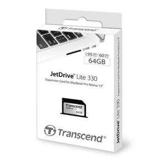 Transcend 创见 JetDrive Lite 330 苹果MBP无缝嵌入扩容卡