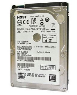 HGST 日立 HTE721010A9E630 1TB 增强型笔记本硬盘