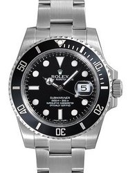 ROLEX 劳力士 Submariner 潜航者型 Black Dial Stainless 116610 男款机械腕表