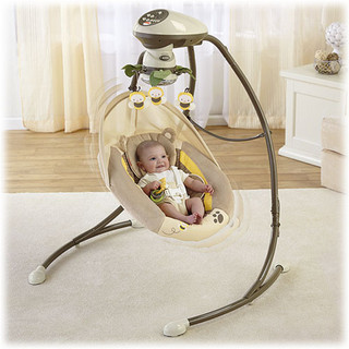 Fisher-Price 费雪 Cradle ‘n Swing X7345 电动摇篮秋千 白色