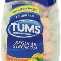 TUMS Regular Strength Antacid 抗胃酸咀嚼钙片 什锦浆果味 100粒