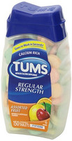 TUMS Regular Strength Antacid 抗胃酸咀嚼钙片 什锦浆果味 100粒