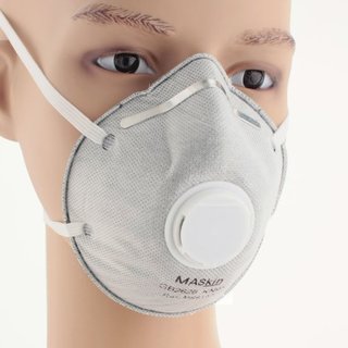 MASkin 6175 活性炭+呼气阀型 杯型防护口罩