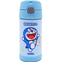THERMOS 膳魔师 350ml 哆啦A梦 高真空不锈钢吸管杯