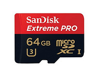 SanDisk 闪迪 Extreme PRO 至尊超极速 SDXC 存储卡（64GB、UHS-I）