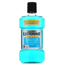 LISTERINE 李施德林 冰蓝漱口水 1L*3瓶+250ml