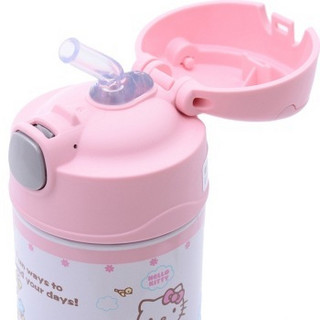 THERMOS 膳魔师 350ml Hello Kitty 高真空不锈钢吸管杯