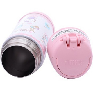 THERMOS 膳魔师 350ml Hello Kitty 高真空不锈钢吸管杯