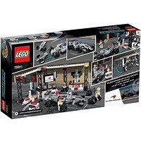 LEGO 乐高 Speed超级赛车系列 75911 迈凯轮梅赛德斯维修站