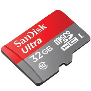 SanDisk 闪迪 Ultra 至尊高速 MicroSDHC 存储卡（32GB、UHS-I）