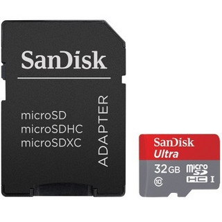 SanDisk 闪迪 Ultra 至尊高速 MicroSDHC 存储卡（32GB、UHS-I）