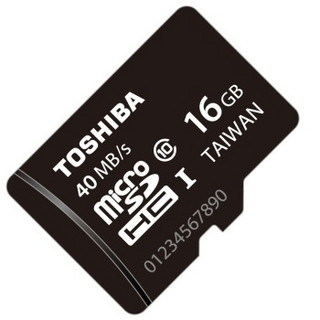 TOSHIBA 东芝 MicroSDHC 存储卡（16GB、UHS-I）