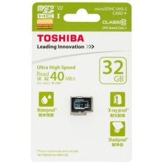 TOSHIBA 东芝 MicroSDHC 存储卡(32GB、UHS-I)