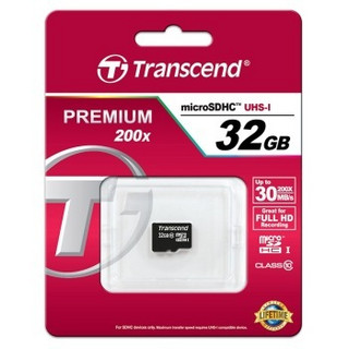 Transcend 创见 MicroSDHC 存储卡（ 32G、Class10 ）