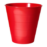 IKEA 宜家 垃圾桶 10L 红色