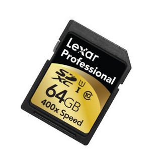 Lexar 雷克沙 Professional 400x SDXC存储卡（64GB、UHS-I）