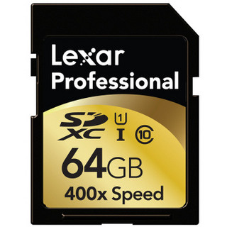 Lexar 雷克沙 Professional 400x SDXC存储卡（64GB、UHS-I）