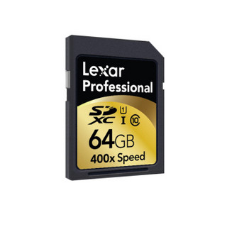 Lexar 雷克沙 Professional 400x SDXC存储卡（64GB、UHS-I）