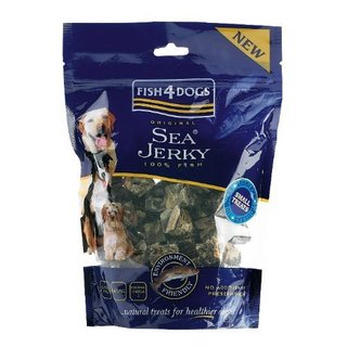 FISH 4 DOGS 海洋之星 Sea Jerky Squares 纯鱼皮方块酥零食