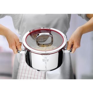 WMF 完美福 Function 4 *级系列 High Casserole with Lid 6Qt 不锈钢汤锅