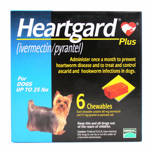 Heartgard 梅里亚犬心保 小型犬抗线虫药