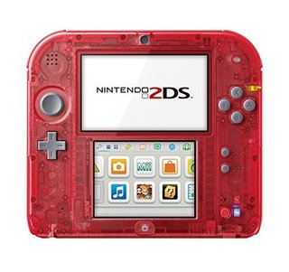 Nintendo 任天堂 2DS 掌上游戏机 红色