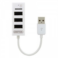 UNITEK 优越者 Y-2150a USB2.0 HUB集线器+TF读卡器 