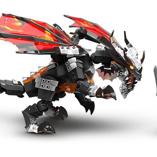 MEGA BLOKS 魔兽世界 Deathwing‘s Stormwind Assault 暴风城大门 死亡之翼