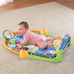 费雪琴琴健身器婴幼儿健身架音乐钢琴W2621早教亲子宝宝益智玩具