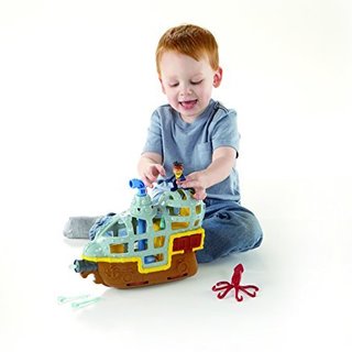Fisher-Price 费雪 Disney Jake and The Never Land Pirates Rolling Submarine Bucky 模型