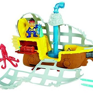 Fisher-Price 费雪 Disney Jake and The Never Land Pirates Rolling Submarine Bucky 模型