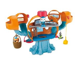 Fisher-Price 费雪 Octonauts Octopod 八爪鱼玩具套装