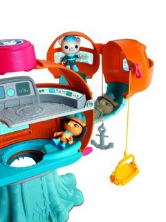 Fisher-Price 费雪 Octonauts Octopod 八爪鱼玩具套装