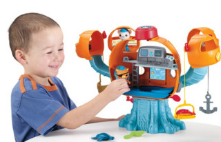 Fisher-Price 费雪 Octonauts Octopod 八爪鱼玩具套装