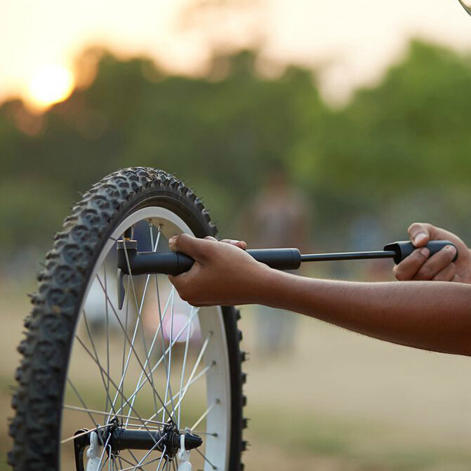 decathlon迪卡侬btwin山地自行车打气筒