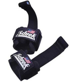 Schiek Deluxe Power Lifting Straps w Neoprene Support  负重握力带