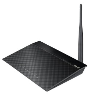 ASUS 华硕 RT-N10E 150M WiFi 4 家用路由器 黑色