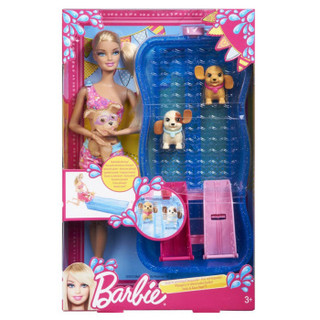 Barbie 芭比 X8404 芭比之狗狗游泳比赛